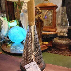 Manual Crofton Cheese Grater Cone-Shaped Stainless Steel Kitchen Gadget NWT!